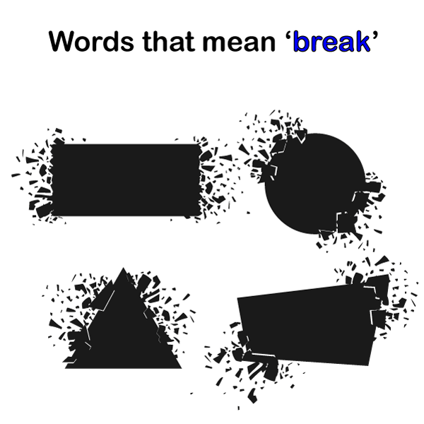 Words-that-mean-‘break’